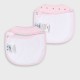 Set of 2 bibs for baby girls | POWDER