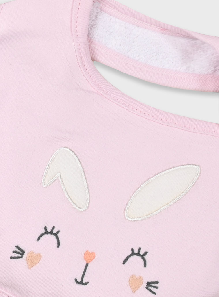 Set of 2 bibs for baby girls | POWDER
