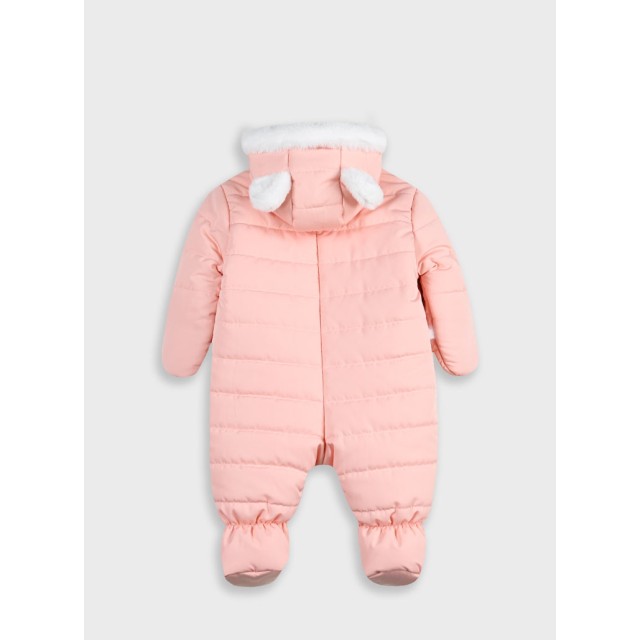 Energiers βρεφική φόρμα εξόδου για κορίτσι (0 - 15 μηνών) | ΡΟΖ