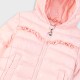 Baby quilted coat for girls (6 months - 3 years) | PINK Baby quilted coat for girls (6 months - 3 years) | PINK