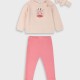 Baby knit set with headband for girls (6 - 24 months) | PEARL PINK Baby knit set with headband for girls (6 - 24 months) | PEARL PINK