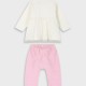 Baby set with velvet leggings for girls (0 - 18 months) | SUGARPLUM