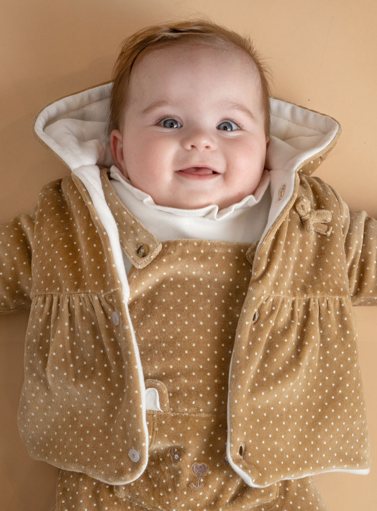 Βρεφικό βελουτέ μπουφάν | ΠΟΥΑ Βρεφικό βελουτέ μπουφάν | ΠΟΥΑ