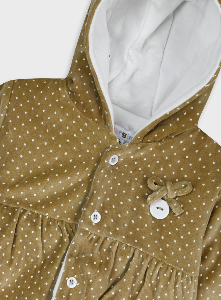 Βρεφικό βελουτέ μπουφάν | ΠΟΥΑ Βρεφικό βελουτέ μπουφάν | ΠΟΥΑ