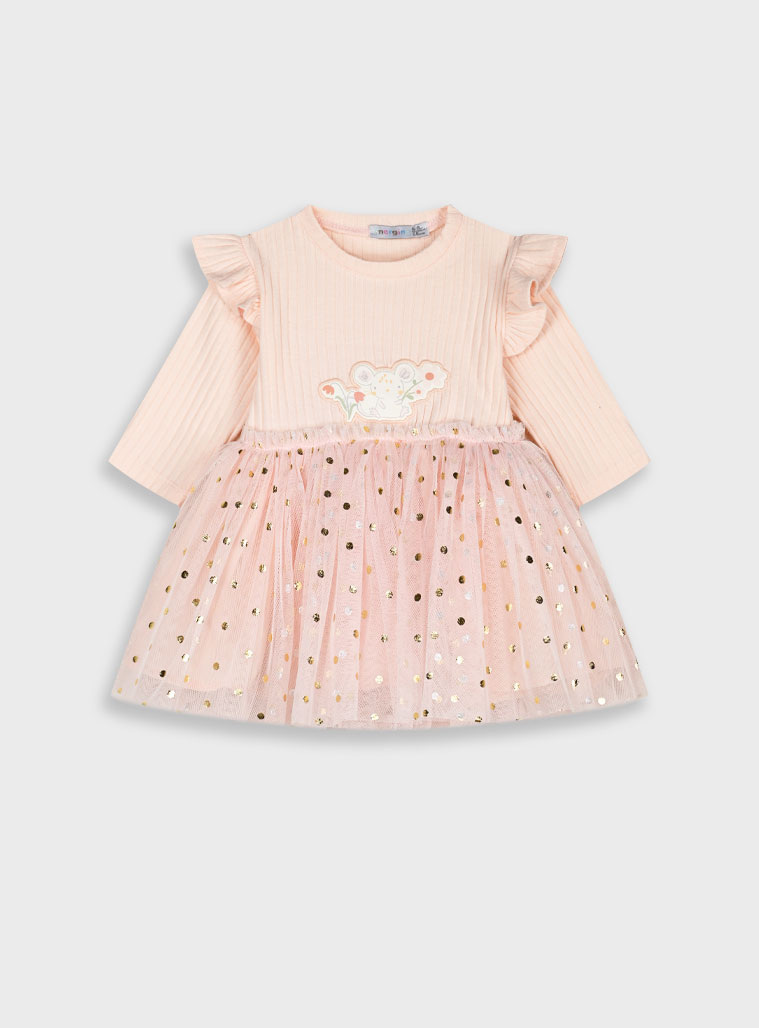 Βρεφικό ριπ φόρεμα | ΠΟΥΔΡΑ Βρεφικό ριπ φόρεμα | ΠΟΥΔΡΑ