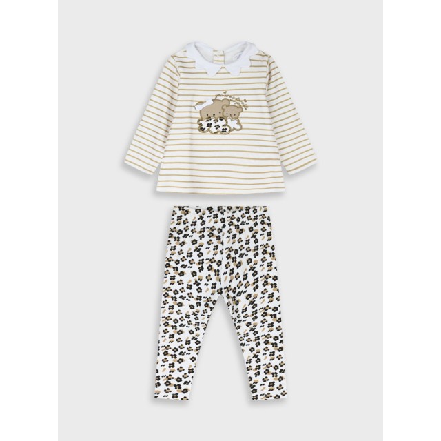 Βρεφικό σετ 2 τεμαχίων μπλούζα με κολάν | ΕΜΠΡΙΜΕ Βρεφικό σετ 2 τεμαχίων μπλούζα με κολάν | ΕΜΠΡΙΜΕ