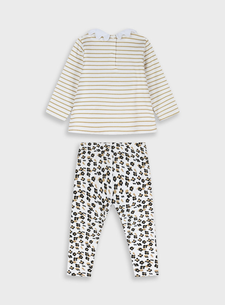 Βρεφικό σετ 2 τεμαχίων μπλούζα με κολάν | ΕΜΠΡΙΜΕ Βρεφικό σετ 2 τεμαχίων μπλούζα με κολάν | ΕΜΠΡΙΜΕ