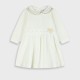 Βρεφικό βελουτέ φόρεμα | ΕΚΡΟΥ Βρεφικό βελουτέ φόρεμα | ΕΚΡΟΥ
