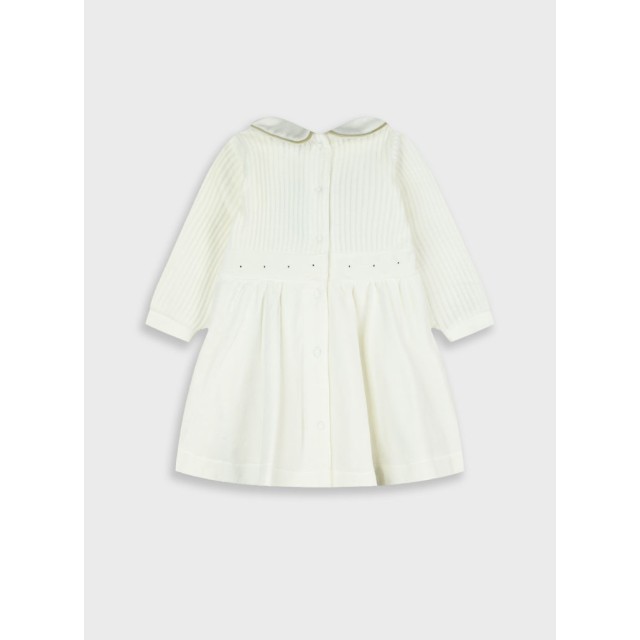 Βρεφικό βελουτέ φόρεμα | ΕΚΡΟΥ