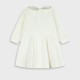 Βρεφικό βελουτέ φόρεμα | ΕΚΡΟΥ Βρεφικό βελουτέ φόρεμα | ΕΚΡΟΥ