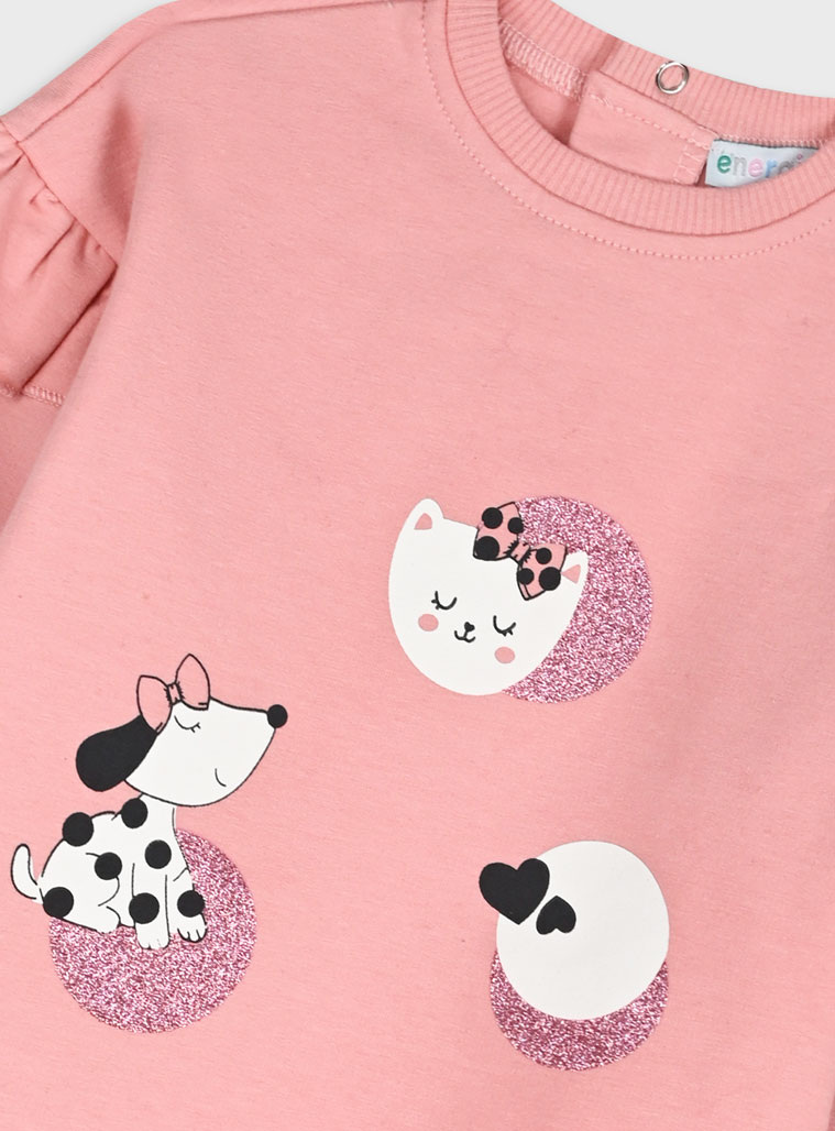 Βρεφικό φούτερ φόρεμα | ΤΡΙΑΝΤΑΦΥΛΛΙ Βρεφικό φούτερ φόρεμα | ΤΡΙΑΝΤΑΦΥΛΛΙ