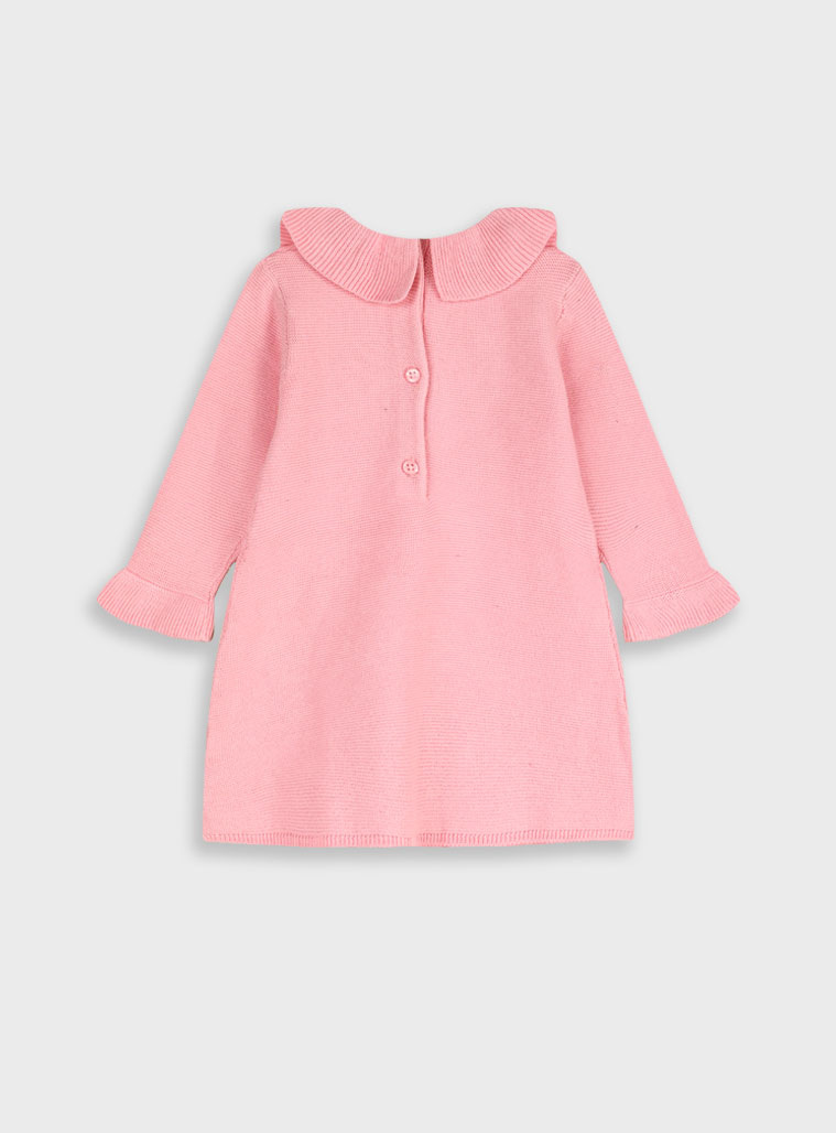 Βρεφικό πλεκτό φόρεμα | ΤΡΙΑΝΤΑΦΥΛΛΙ Βρεφικό πλεκτό φόρεμα | ΤΡΙΑΝΤΑΦΥΛΛΙ