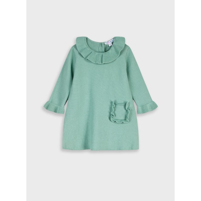 Βρεφικό πλεκτό φόρεμα | ΜΕΝΤΑ Βρεφικό πλεκτό φόρεμα | ΜΕΝΤΑ