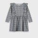 Βρεφικό καρρώ φόρεμα | ΜΕΛΑΝΖΕ Βρεφικό καρρώ φόρεμα | ΜΕΛΑΝΖΕ