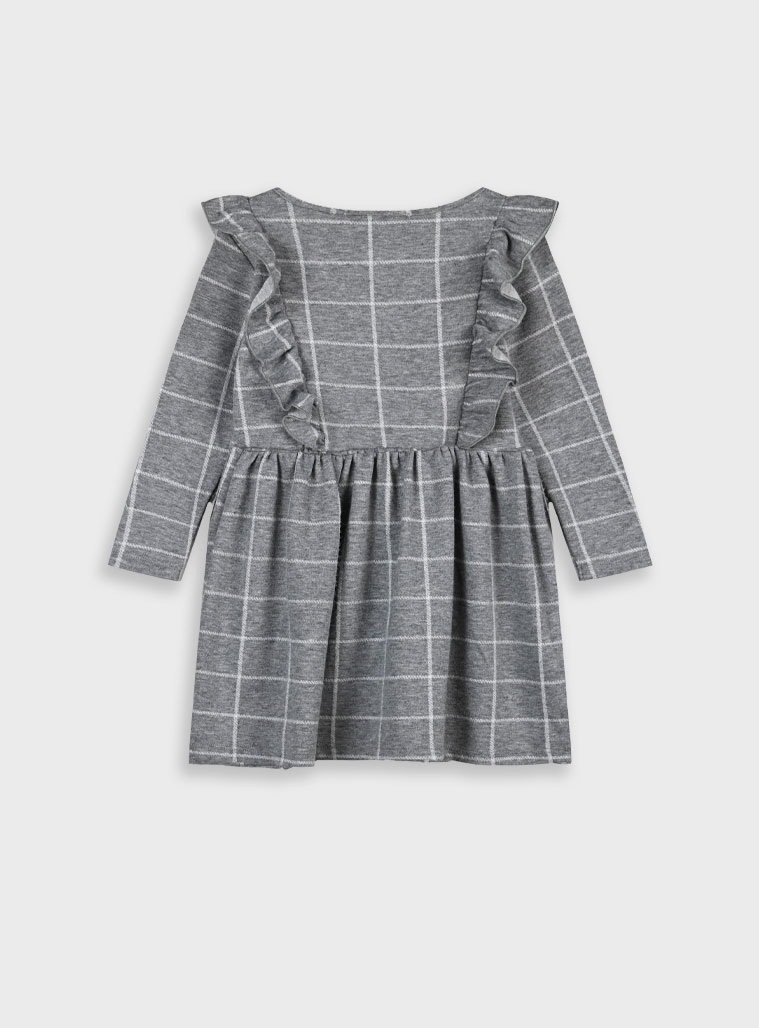 Βρεφικό καρρώ φόρεμα | ΜΕΛΑΝΖΕ Βρεφικό καρρώ φόρεμα | ΜΕΛΑΝΖΕ