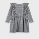 Βρεφικό καρρώ φόρεμα | ΜΕΛΑΝΖΕ Βρεφικό καρρώ φόρεμα | ΜΕΛΑΝΖΕ