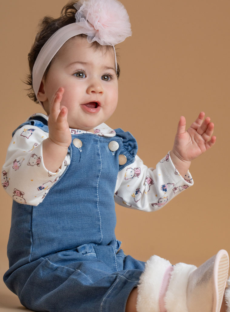 Βρεφικό σετ 2 τεμαχίων μπλούζα με σαλοπέτα | ΜΠΛΕ ΤΖΗΝ Βρεφικό σετ 2 τεμαχίων μπλούζα με σαλοπέτα | ΜΠΛΕ ΤΖΗΝ