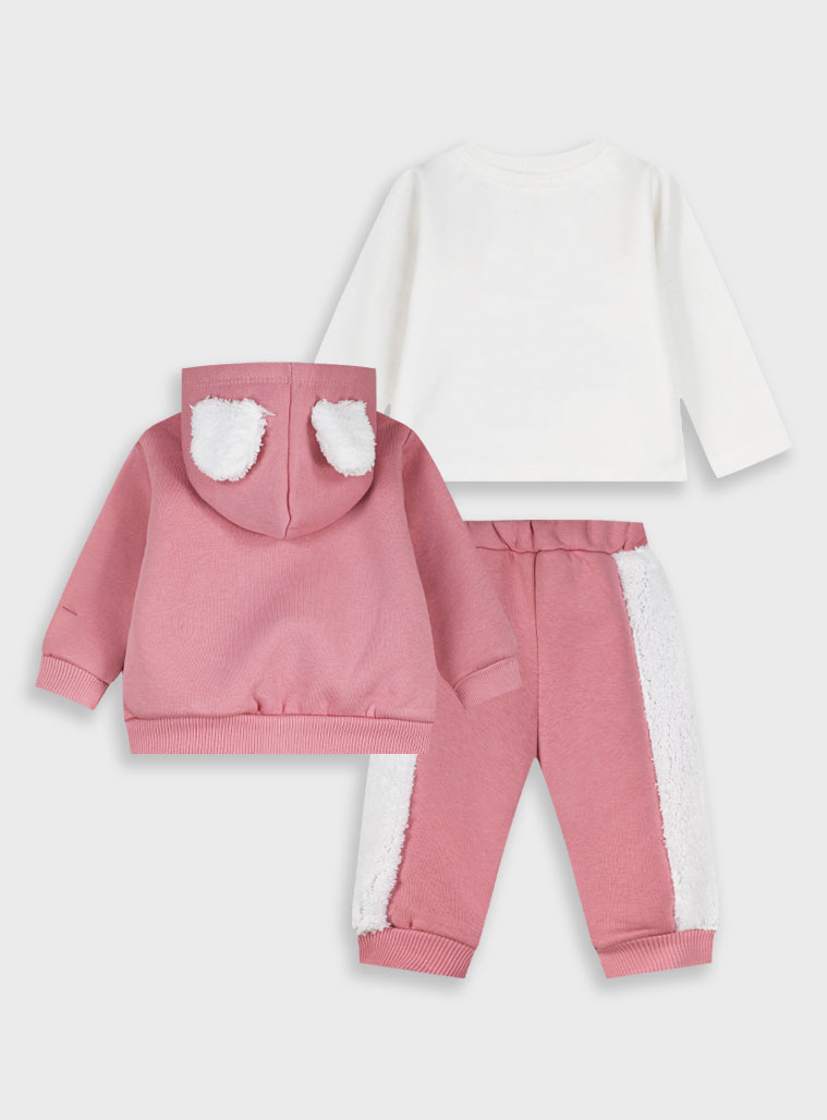 Βρεφική φούτερ φόρμα | ΣΚΟΝΙΣΜΕΝΟ ΡΟΖ Βρεφική φούτερ φόρμα | ΣΚΟΝΙΣΜΕΝΟ ΡΟΖ