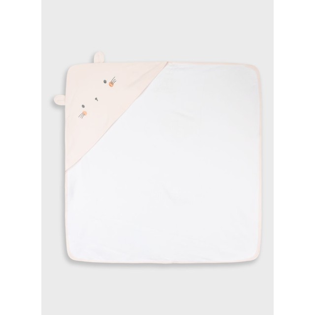 Βρεφική μπουρνουζοπετσέτα | ΛΕΥΚΟ
