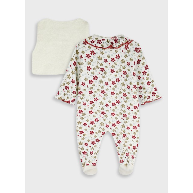 Baby romper with vest | ALL OVER PRINT