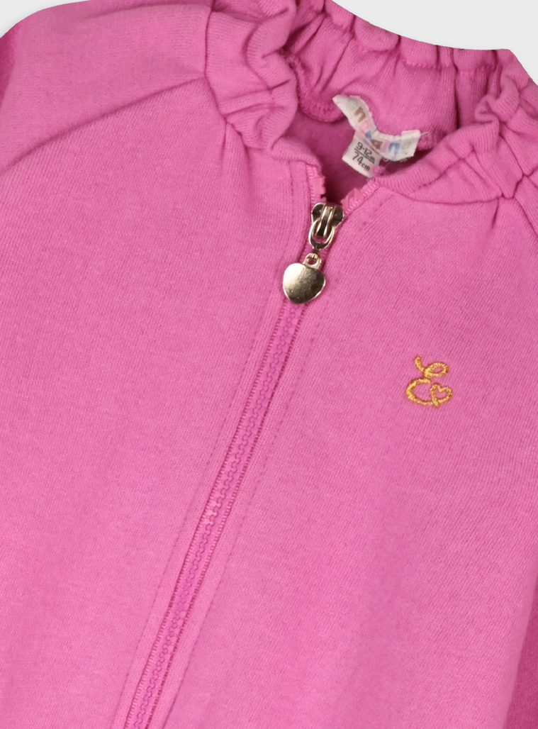 Baby jacket | Petalo di rosa