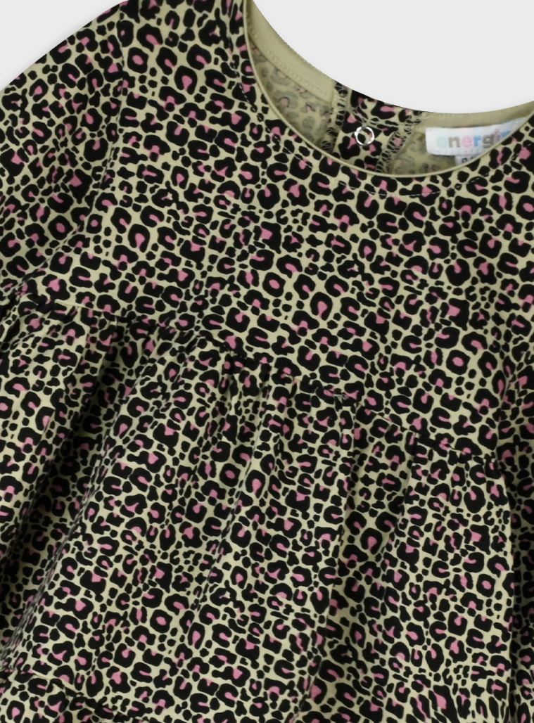 Baby dress with vest | Stampa all over