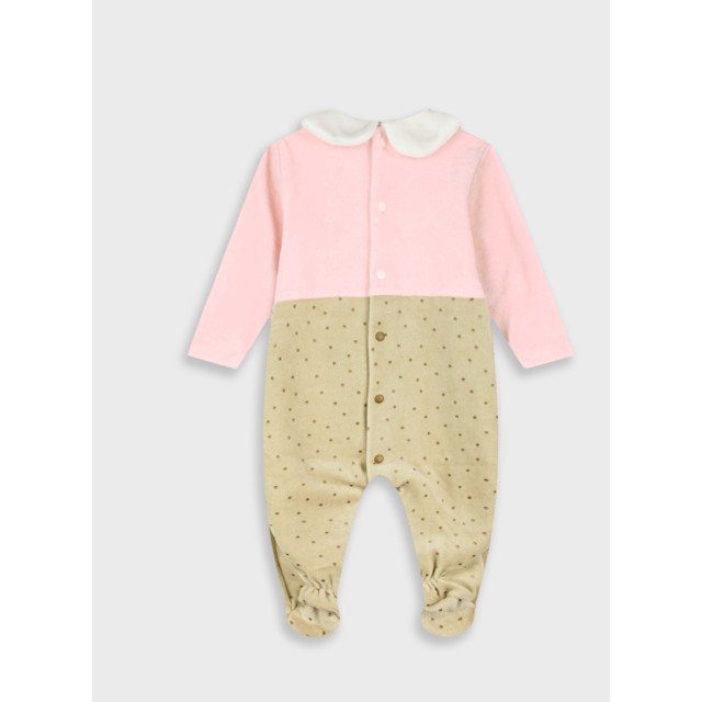 Baby romper with hat | DOTTED PRINT