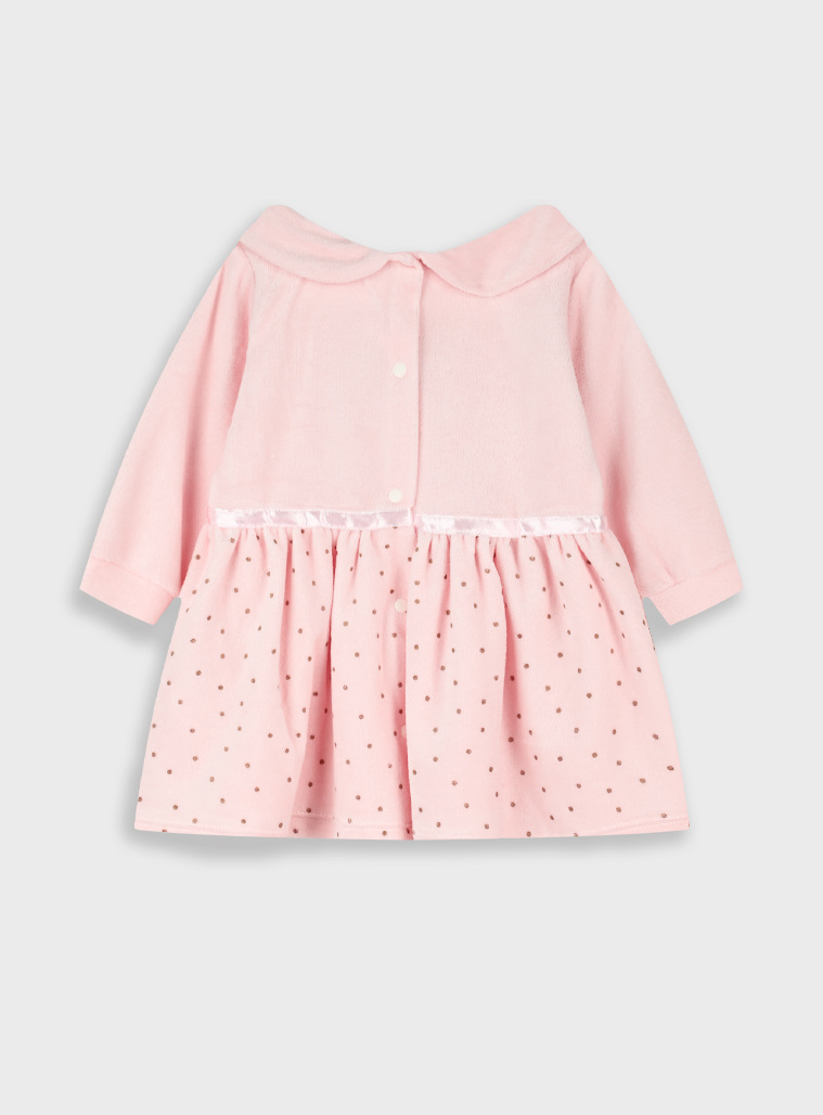 Baby dress with headband | DOTTED PRINT