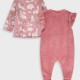 Baby shirt with overalls | ROSE PETAL