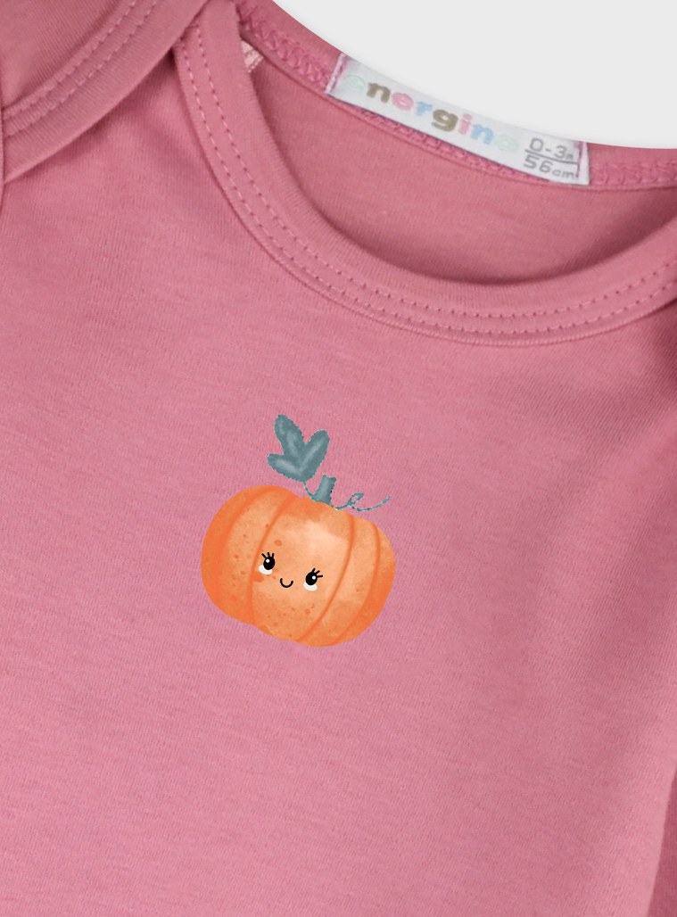 Set of baby romper and bodysuit | Petalo di rosa