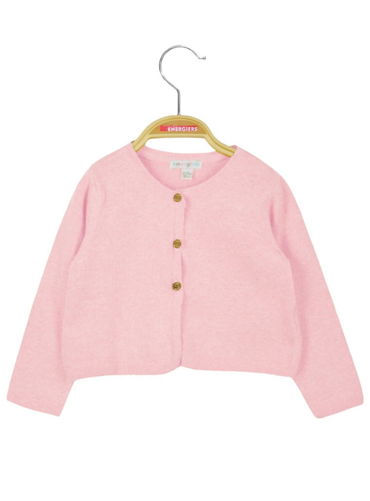 Baby girl΄s knitted bolero (3-18 months) | PINK