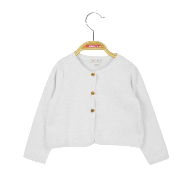 Baby girl΄s knitted bolero (3-18 months) | WHITE