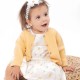 Baby girl΄s knitted bolero (3-18 months) | YELLOW