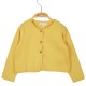 Baby girl΄s knitted bolero (3-18 months) | YELLOW