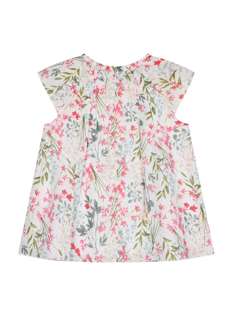 Baby girl΄s floral dress (3-18 months) | ALL OVER PRINT