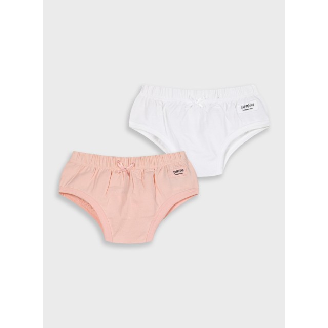 Baby girl΄s 2 piece underwear set (0-18 months) | WHITE