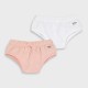 Baby girl΄s 2 piece underwear set (0-18 months) | WHITE