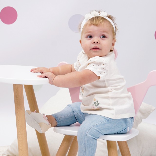 Baby girl΄s 2 piece set (6-18 months) | BLUE DENIM