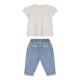 Baby girl΄s 2 piece set (6-18 months) | BLUE DENIM