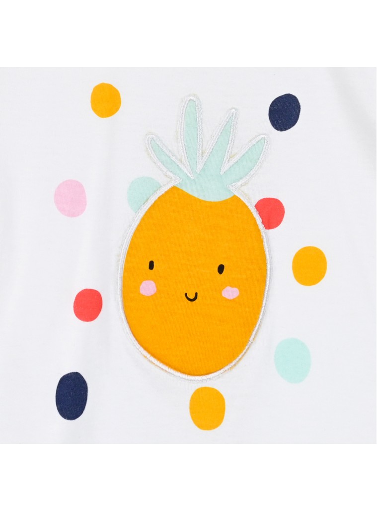 Βρεφικό σετ 2 τεμάχια με τύπωμα για κορίτσι (0-18 μηνών) | ΜΟΥΣΤΑΡΔΙ