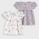 Set 2 dresses for baby girls (0 - 18 months) | ALL OVER PRINT