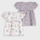 Set 2 dresses for baby girls (0 - 18 months) | ALL OVER PRINT