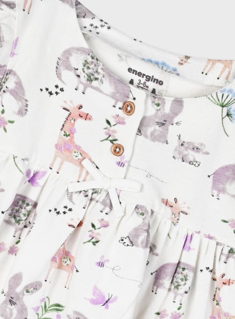 Set 2 dresses for baby girls (0 - 18 months) | ALL OVER PRINT