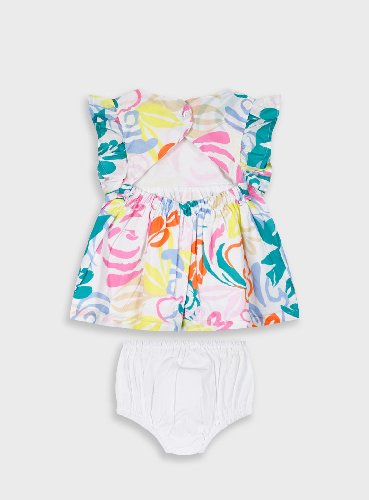 Dress for baby girls (3 - 24 months) | ALL OVER PRINT