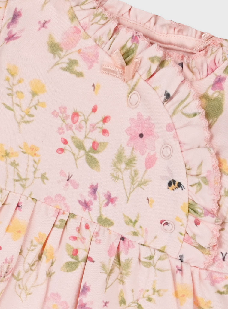 Set 2 romeprs for baby girls (0 - 18 months) | LIGHT PINK