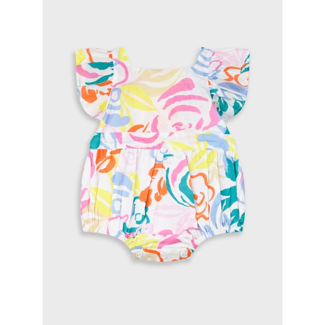 Printed romper for baby girls (3 - 18 months) | ALL OVER PRINT