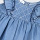Denim dress for baby girls (3 - 24 months) | BLUE DENIM