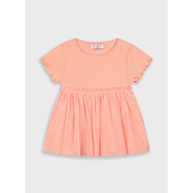 Dress for baby girls (3 - 18 months) | SALMON PINK