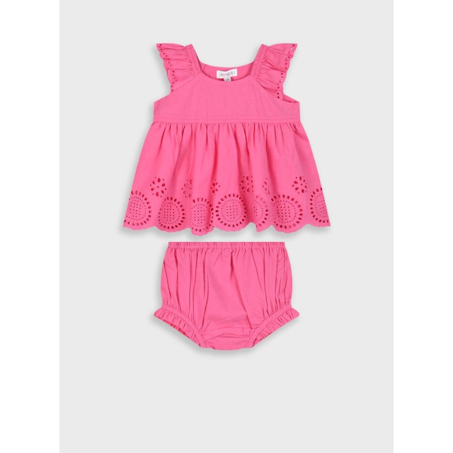 Set shirt and diaper cover for babby girls (3 - 18 months) | STRAWBERRY