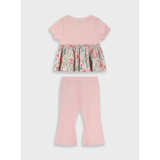 Σετ μπλούζα με κολάν | ΡΟΖ